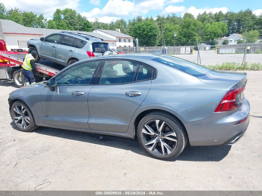 2019 Volvo S60 T6 R-Design VIN: 7JRA22TM0KG007003 Lot: 39509928