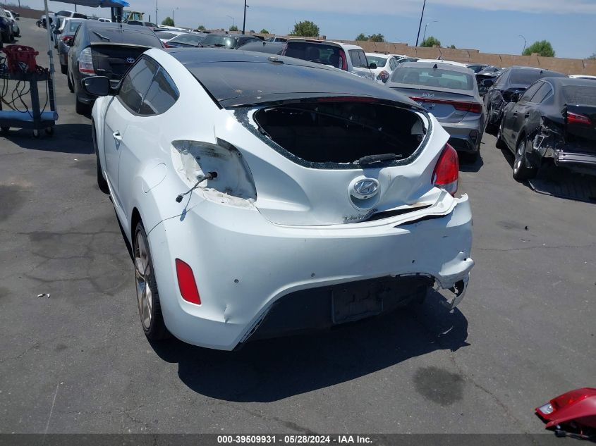 2016 Hyundai Veloster VIN: KMHTC6AD2GU291754 Lot: 39509931