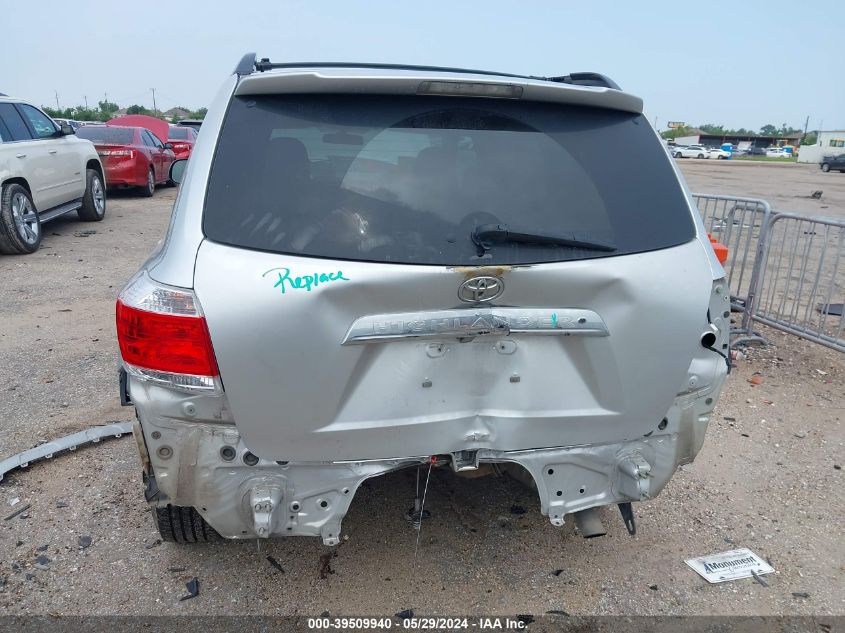 2013 Toyota Highlander Base Plus VIN: 5TDZA3EH2DS033038 Lot: 39509940