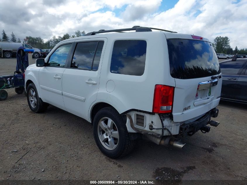 2010 Honda Pilot Ex-L VIN: 5FNYF4H52AB020729 Lot: 39509984