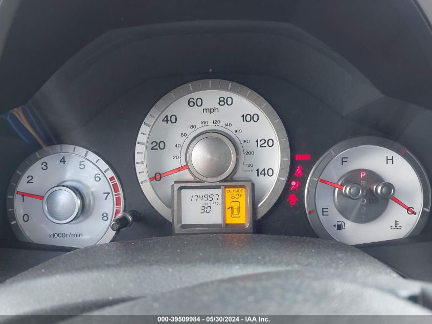 2010 Honda Pilot Ex-L VIN: 5FNYF4H52AB020729 Lot: 39509984