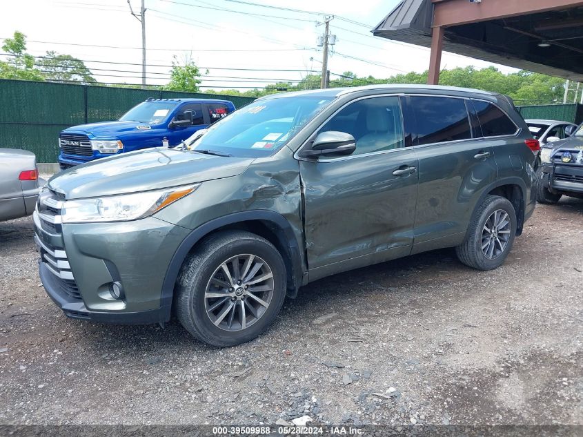 2018 Toyota Highlander Se/Xle VIN: 5TDJZRFH7JS873531 Lot: 39509988