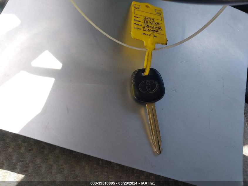 2013 Toyota Tacoma Prerunner V6 VIN: 5TFTU4GN6DX031583 Lot: 39510005