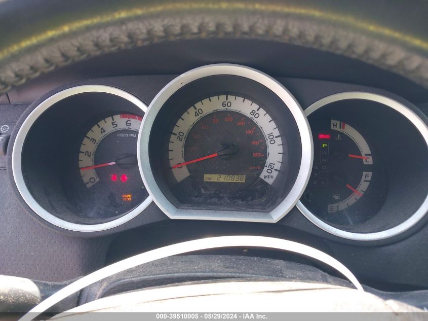 2013 Toyota Tacoma Prerunner V6 VIN: 5TFTU4GN6DX031583 Lot: 39510005