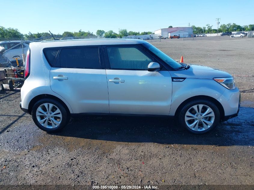 2016 Kia Soul + VIN: KNDJP3A50G7865600 Lot: 39510008