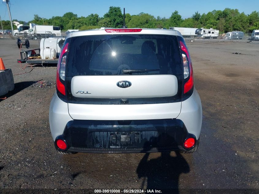 2016 Kia Soul + VIN: KNDJP3A50G7865600 Lot: 39510008