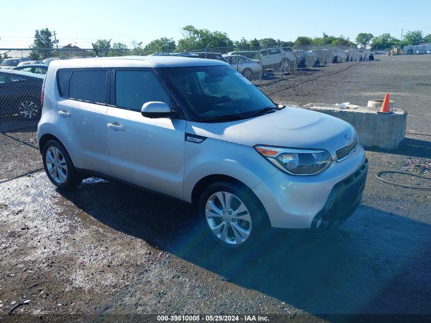 2016 Kia Soul + VIN: KNDJP3A50G7865600 Lot: 39510008