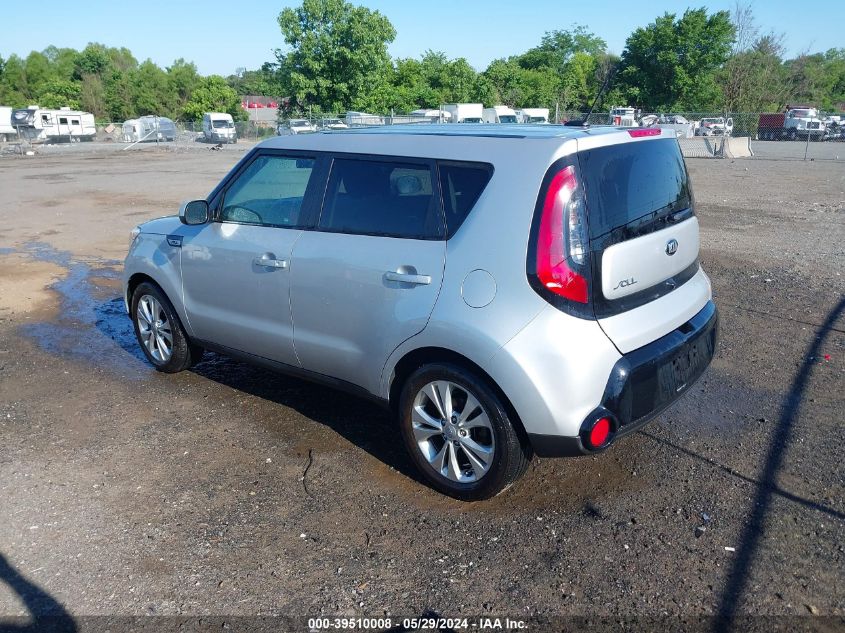 2016 Kia Soul + VIN: KNDJP3A50G7865600 Lot: 39510008