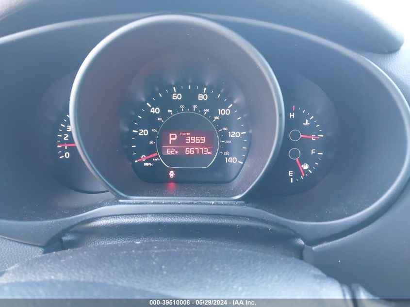 2016 Kia Soul + VIN: KNDJP3A50G7865600 Lot: 39510008