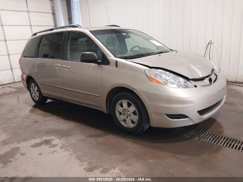 2010 Toyota Sienna Le VIN: 5TDKK4CC6AS307185 Lot: 39510020