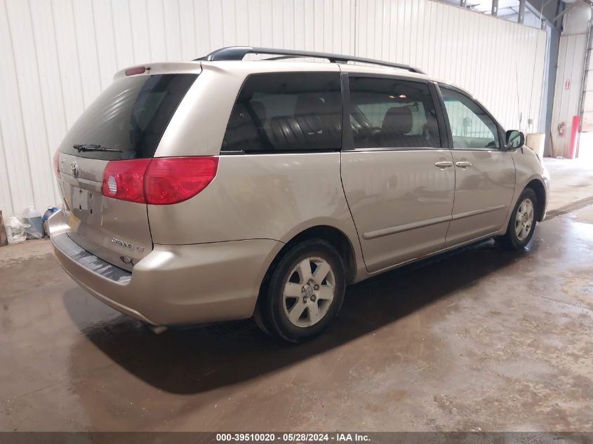 2010 Toyota Sienna Le VIN: 5TDKK4CC6AS307185 Lot: 39510020