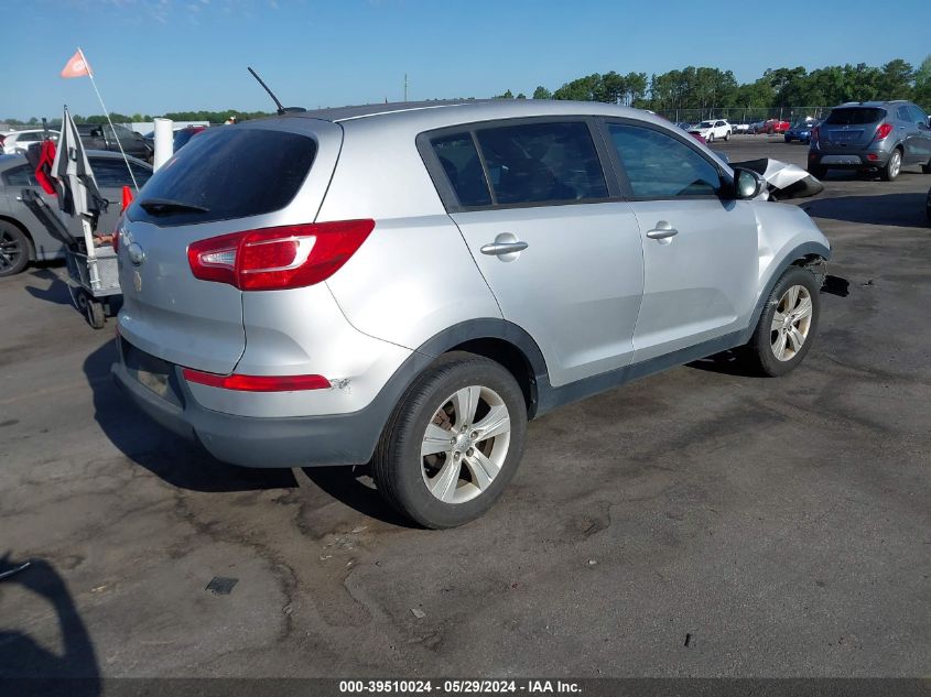 2013 Kia Sportage Lx VIN: KNDPB3A2XD7463500 Lot: 39510024