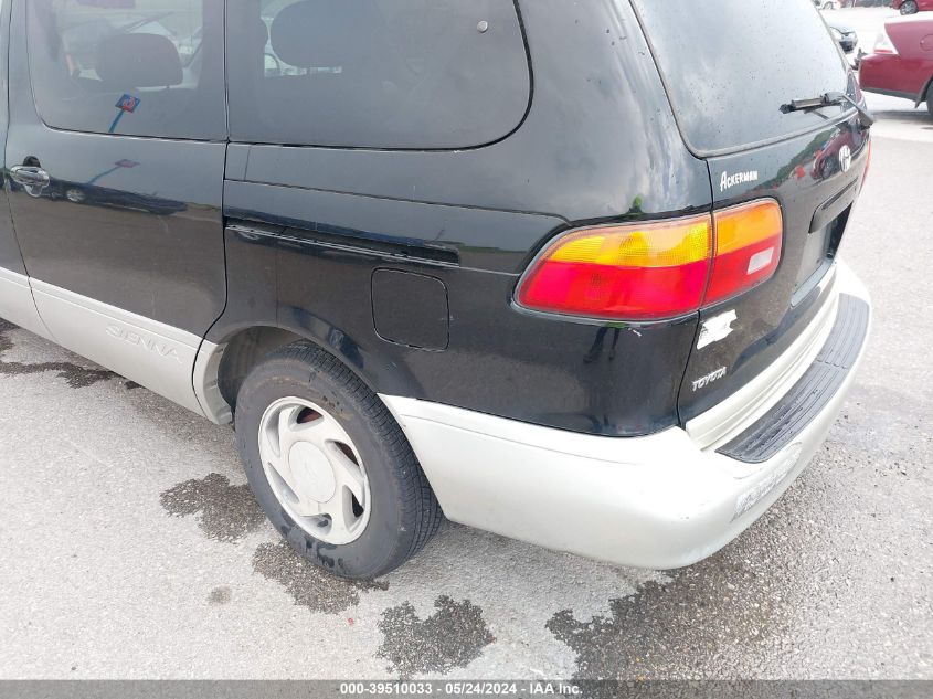 2000 Toyota Sienna Xle VIN: 4T3ZF13CXYU248250 Lot: 39510033