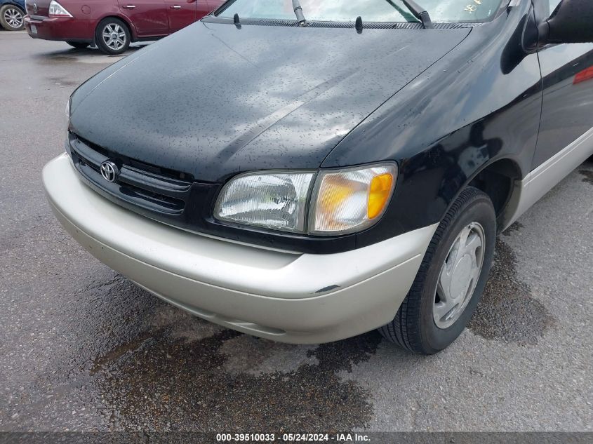 2000 Toyota Sienna Xle VIN: 4T3ZF13CXYU248250 Lot: 39510033