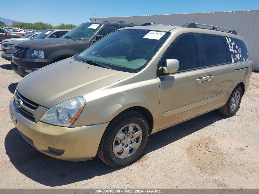 2006 Kia Sedona Ex/Lx VIN: KNDMB233666059492 Lot: 39510038