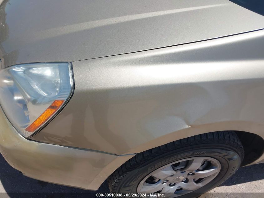 2006 Kia Sedona Ex/Lx VIN: KNDMB233666059492 Lot: 39510038