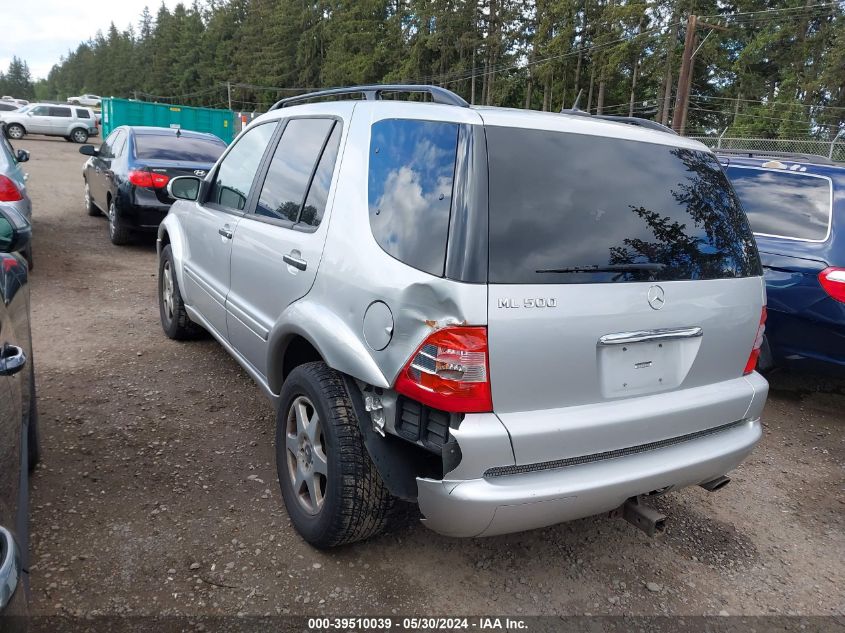 2002 Mercedes-Benz Ml 500 VIN: 4JGAB75E22A371181 Lot: 39510039