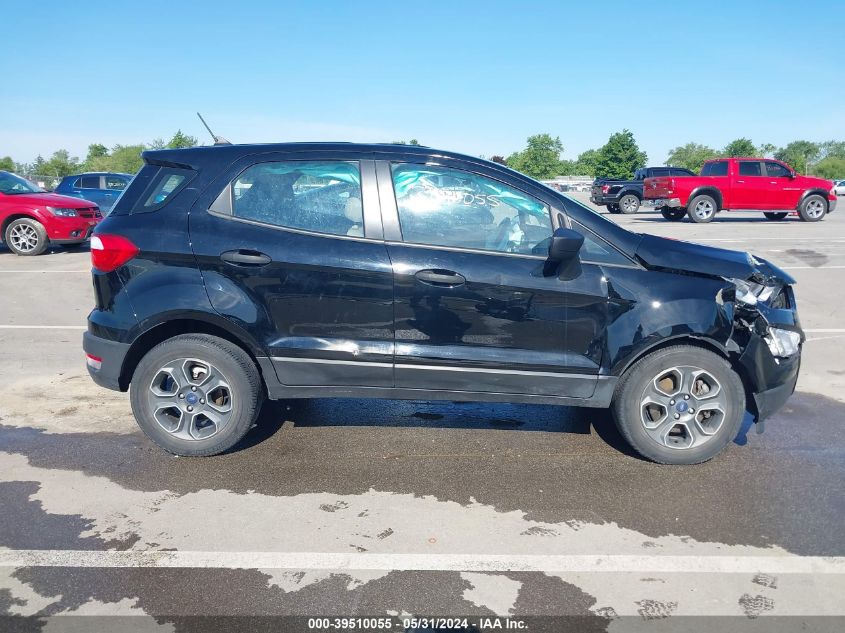 2021 Ford Ecosport S VIN: MAJ3S2FE5MC411698 Lot: 39510055