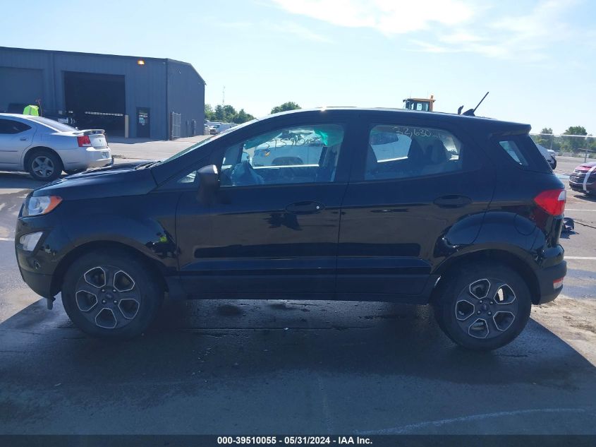 2021 Ford Ecosport S VIN: MAJ3S2FE5MC411698 Lot: 39510055