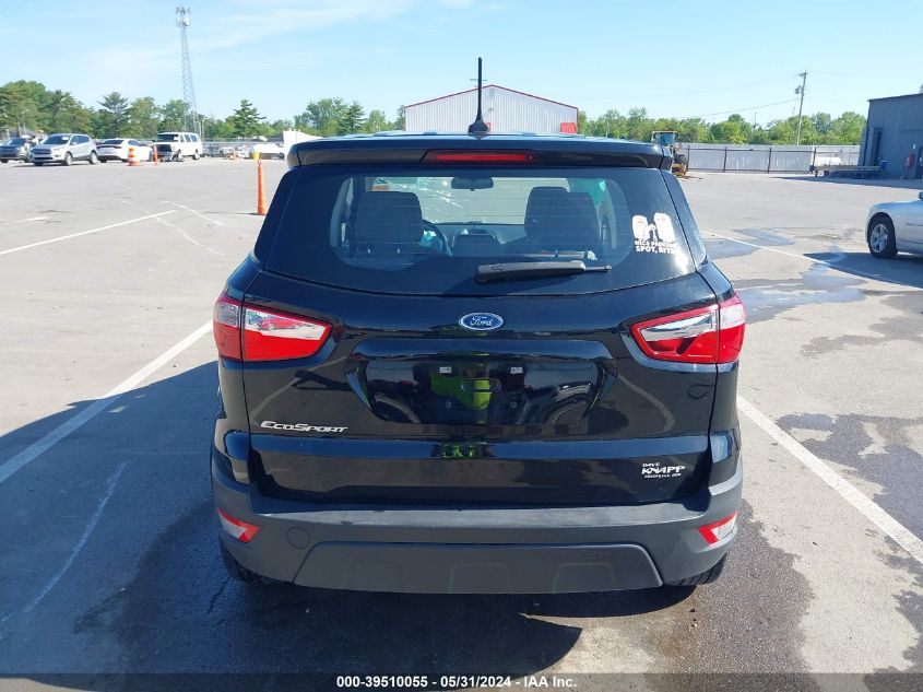 2021 Ford Ecosport S VIN: MAJ3S2FE5MC411698 Lot: 39510055