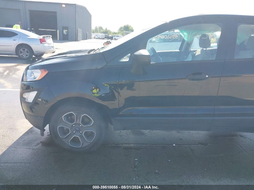 2021 Ford Ecosport S VIN: MAJ3S2FE5MC411698 Lot: 39510055
