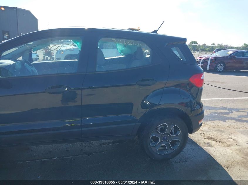 2021 Ford Ecosport S VIN: MAJ3S2FE5MC411698 Lot: 39510055