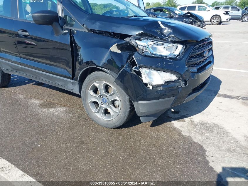 2021 Ford Ecosport S VIN: MAJ3S2FE5MC411698 Lot: 39510055