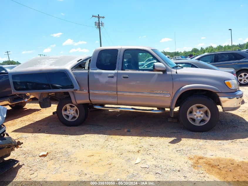 2000 Toyota Tundra Ltd V8 VIN: 5TBBT4814YS107476 Lot: 39510058