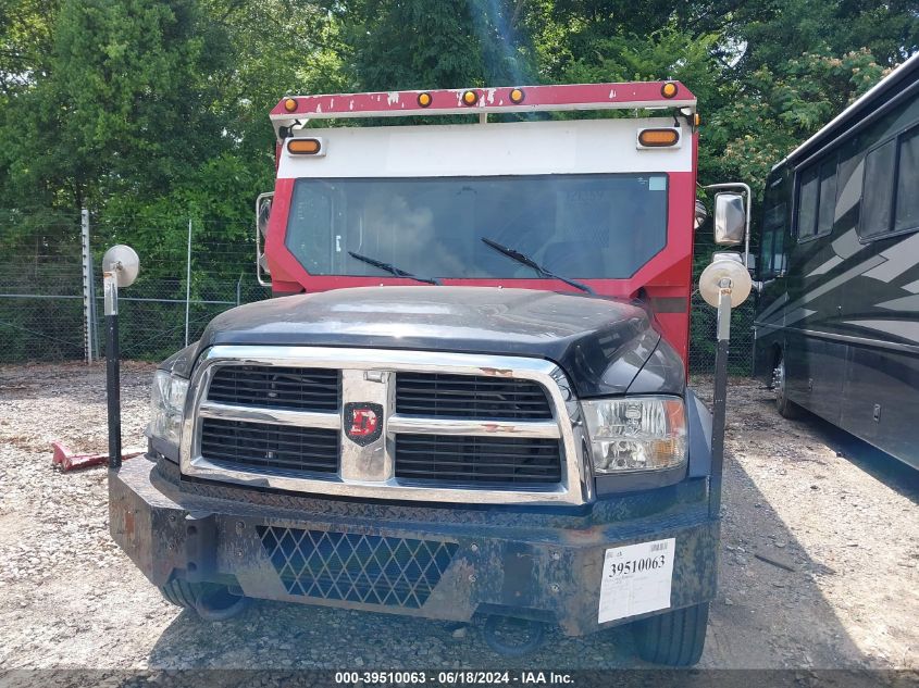 2012 Ram 5500 Chassis St/Slt VIN: 3C7WDMBL0CG259636 Lot: 39510063