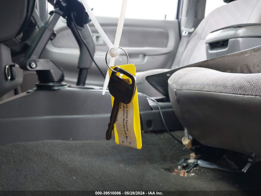 2001 Toyota Tacoma Prerunner VIN: 5TEGM92N01Z778137 Lot: 39510086