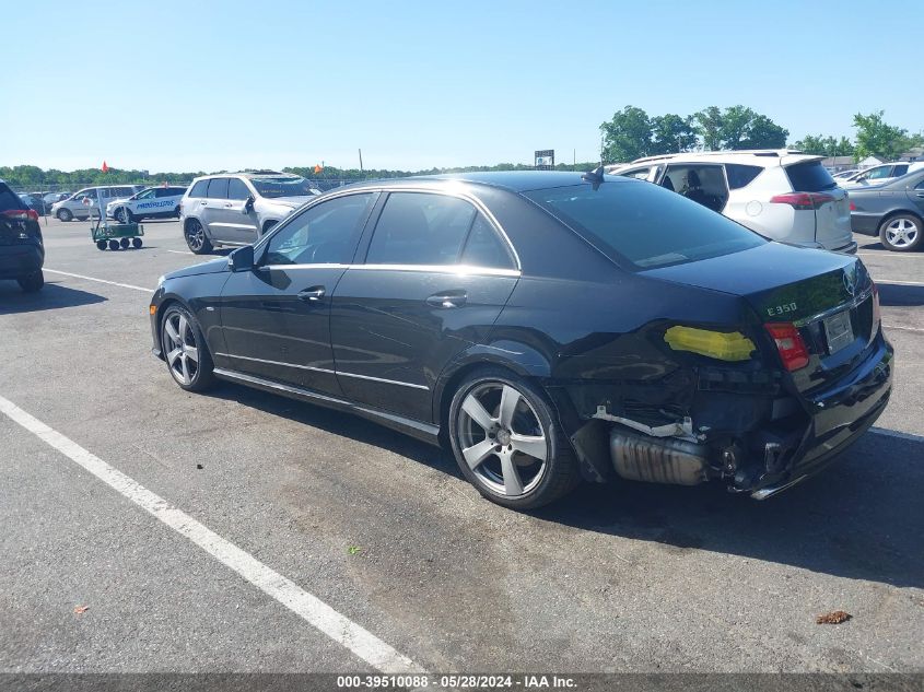 2012 Mercedes-Benz E 350 4Matic VIN: WDDHF8JB2CA551812 Lot: 39510088