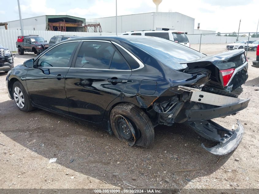 2016 Toyota Camry Le VIN: 4T4BF1FK8GR572234 Lot: 39510090