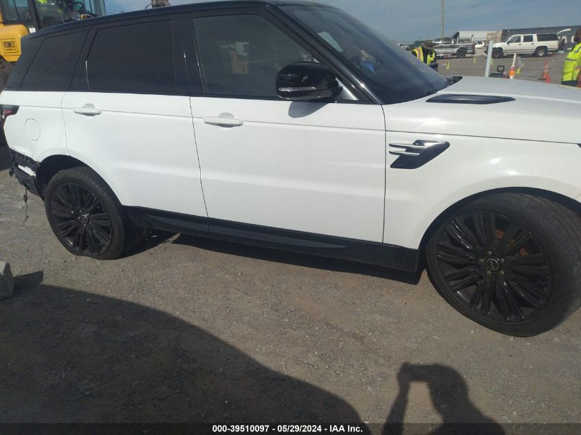 2018 Land Rover Range Rover Sport Hse VIN: SALWR2RV2JA698724 Lot: 39510097