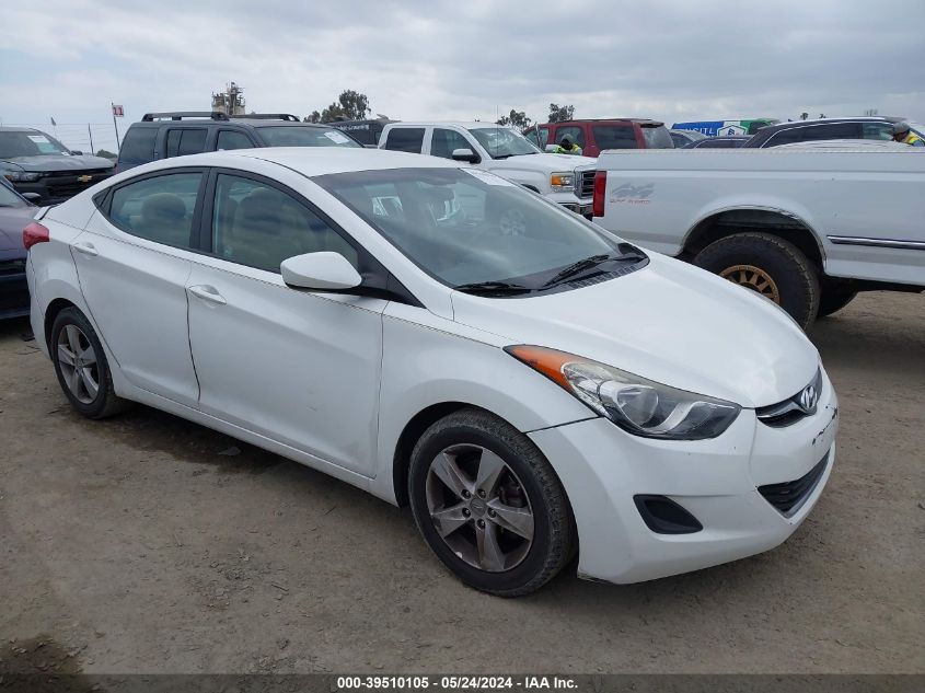 2013 Hyundai Elantra Gls VIN: 5NPDH4AE4DH385874 Lot: 39510105