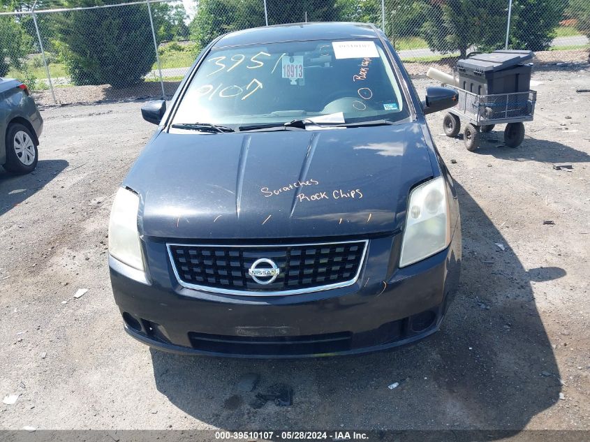 2009 Nissan Sentra 2.0/2.0S/2.0Sl VIN: 3N1AB61E59L609860 Lot: 39510107