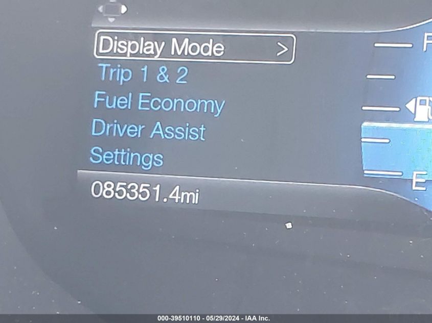 2017 Ford Edge Sel VIN: 2FMPK4J84HBB59436 Lot: 39510110