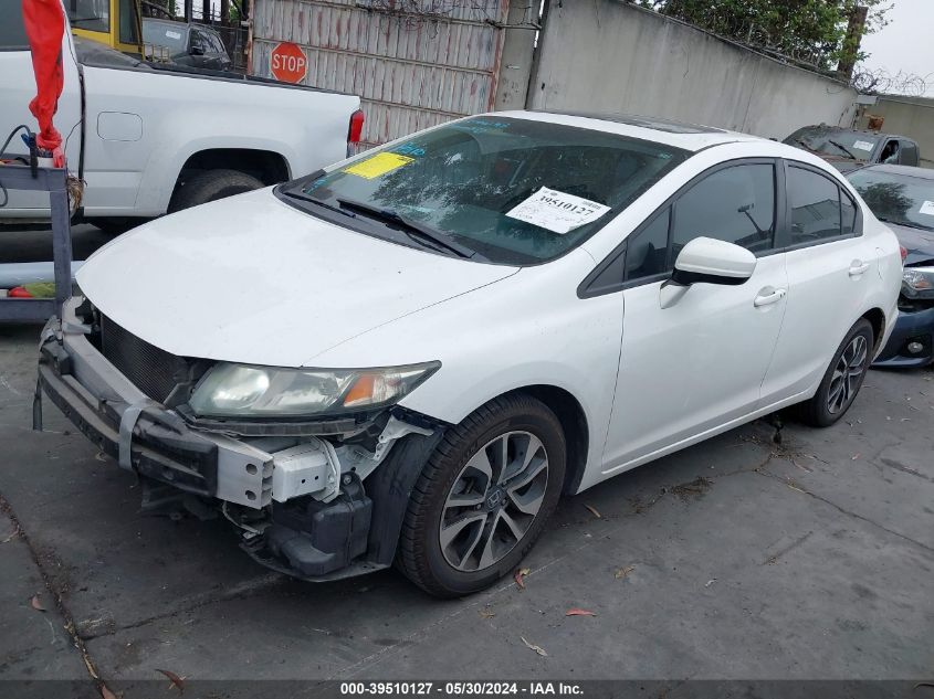 2014 Honda Civic Ex VIN: 19XFB2F84EE253060 Lot: 39510127