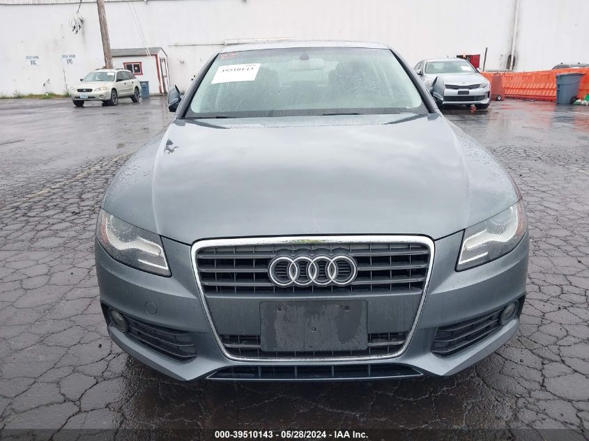 2012 Audi A4 2.0T Premium VIN: WAUAFAFL5CN010635 Lot: 39510143