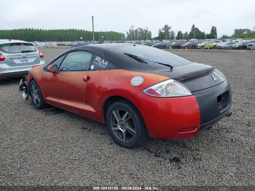 2006 Mitsubishi Eclipse Gs VIN: 4A3AK24F96E015579 Lot: 39510155