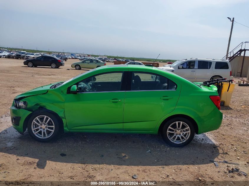 2015 Chevrolet Sonic Lt Auto VIN: 1G1JC5SH1F4141987 Lot: 39510185