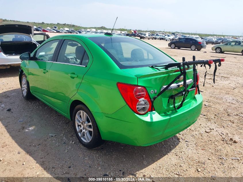 2015 Chevrolet Sonic Lt Auto VIN: 1G1JC5SH1F4141987 Lot: 39510185