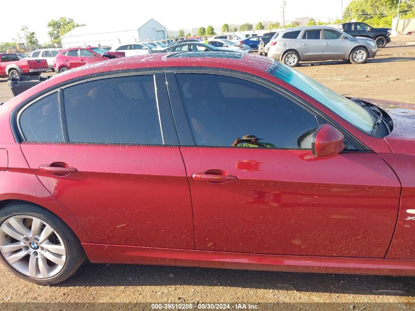 2011 BMW 335I xDrive VIN: WBAPL5C50BA919484 Lot: 39510205