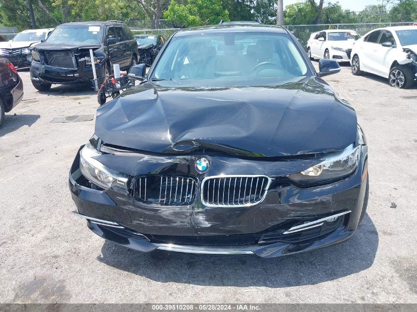 2015 BMW 328 I VIN: WBA3A5G54FNS91720 Lot: 39510208