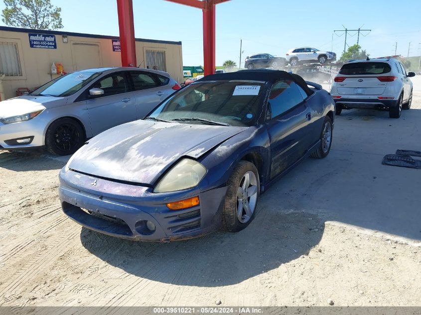 4A3AE45G13E084465 | 2003 MITSUBISHI ECLIPSE SPYDER