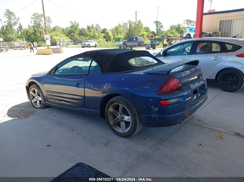 4A3AE45G13E084465 | 2003 MITSUBISHI ECLIPSE SPYDER