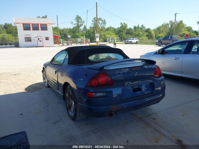 4A3AE45G13E084465 | 2003 MITSUBISHI ECLIPSE SPYDER