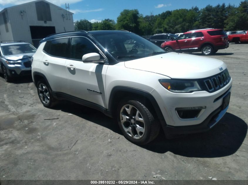 2018 Jeep Compass Limited 4X4 VIN: 3C4NJDCB3JT143567 Lot: 39510232