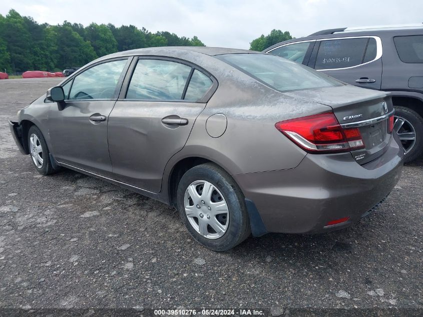 2013 Honda Civic Lx VIN: 2HGFB2F54DH556236 Lot: 39510276