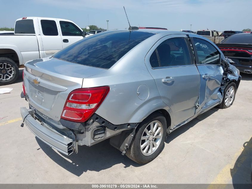 2018 Chevrolet Sonic Lt Auto VIN: 1G1JD5SH5J4124051 Lot: 39510279