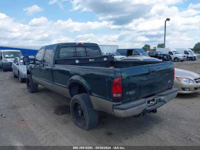 2002 Ford F-350 Srw Super Duty VIN: 3FTSW31F92MA07380 Lot: 39510293